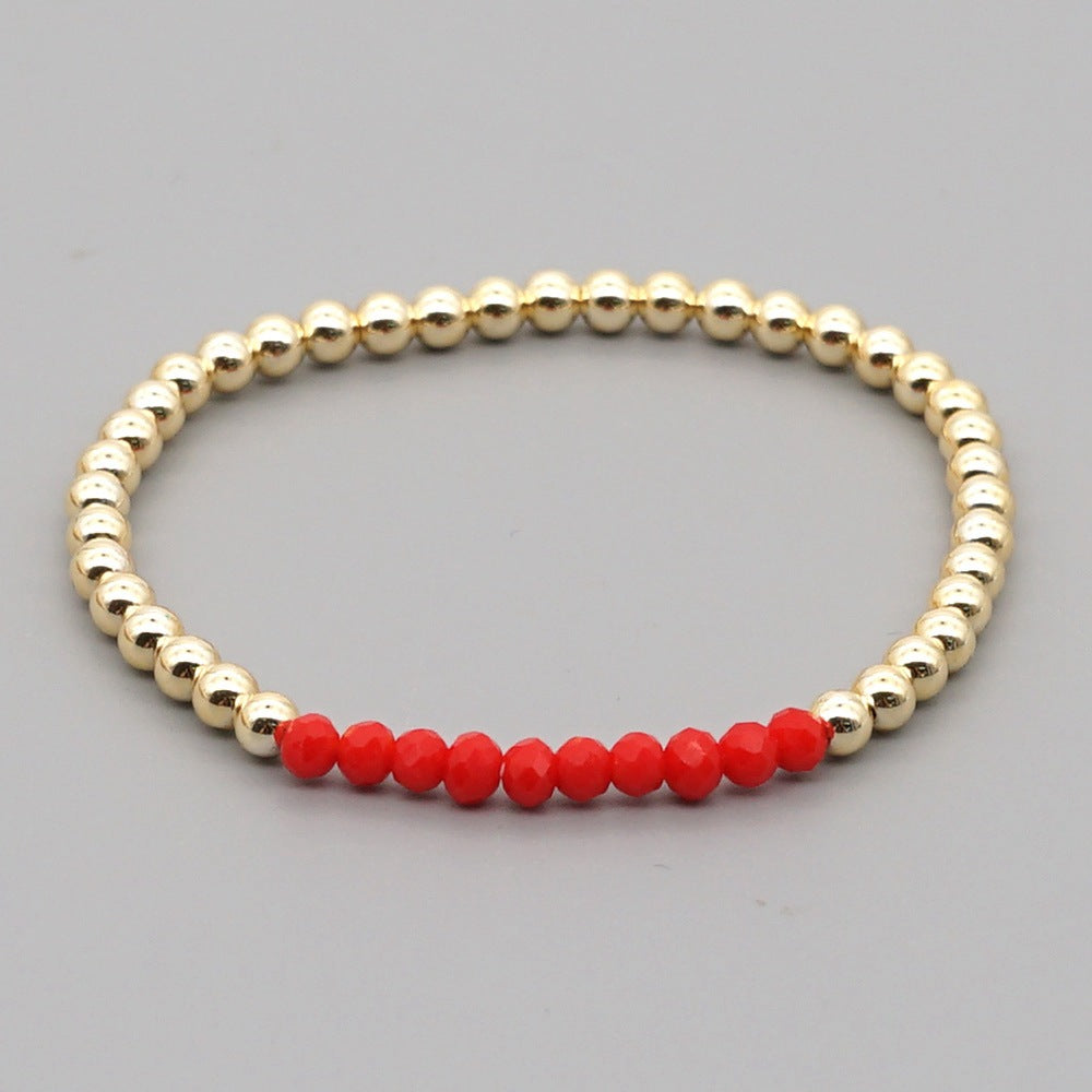 Wholesale Bohemian Gold Fastener Beads Bracelet